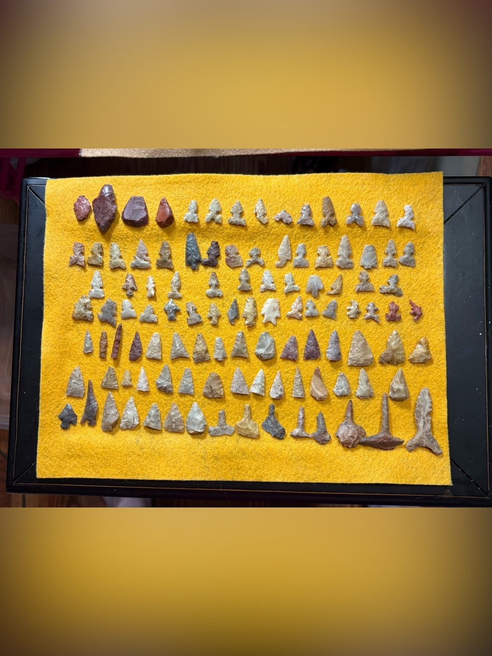 Arrowheads from Nocona Texas. In our family since late 1950’s early 1960’s.